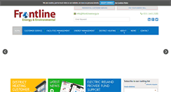 Desktop Screenshot of frontlineenergy.ie